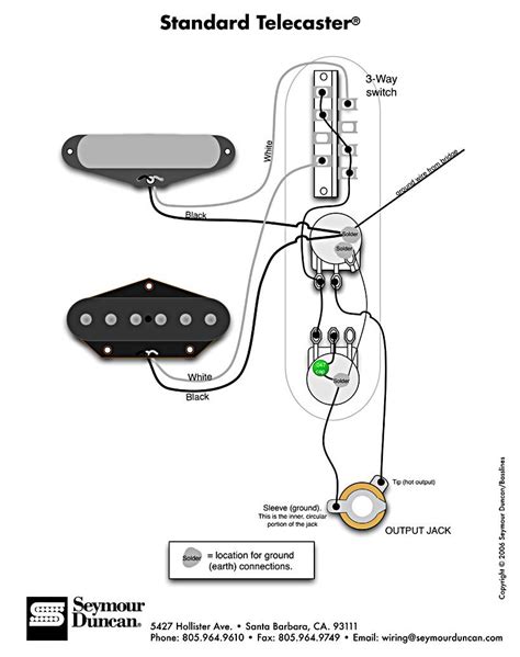 fender tele wiring diagram free download schematic 